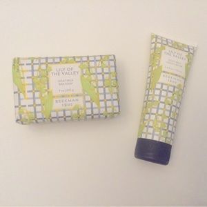 BEEKMAN LILY OF THE VALLEY SOAP/HAND CREAM DUO New